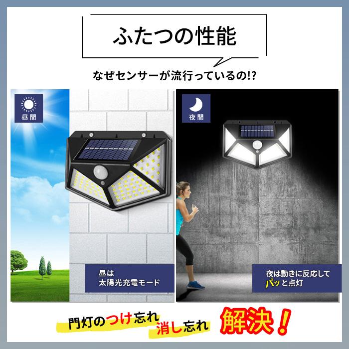 センサーライト 屋外 led