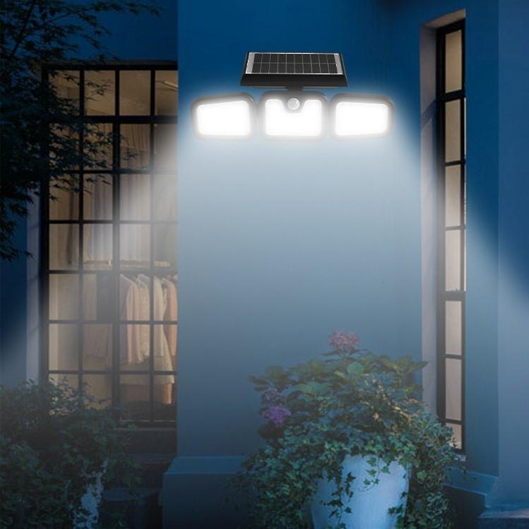 3灯式 人感 センサーライト 屋外用 led 防水 防犯