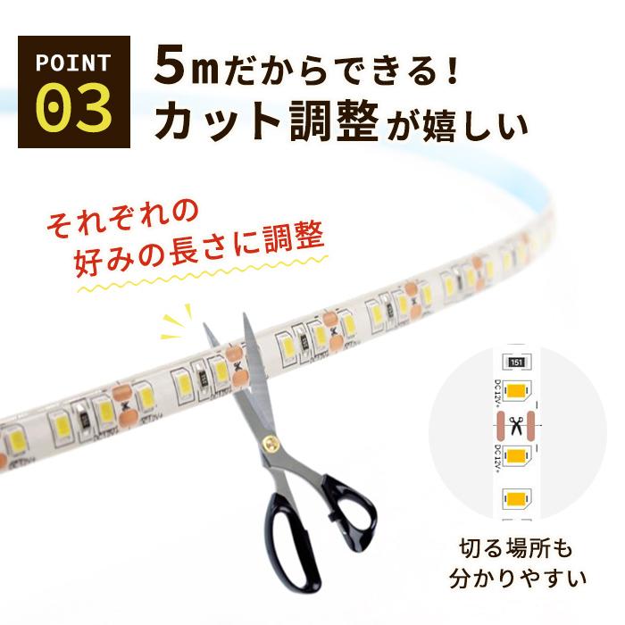 LEDテープライト usb 5ｍ