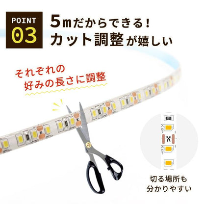 LEDテープライト usb 5ｍ